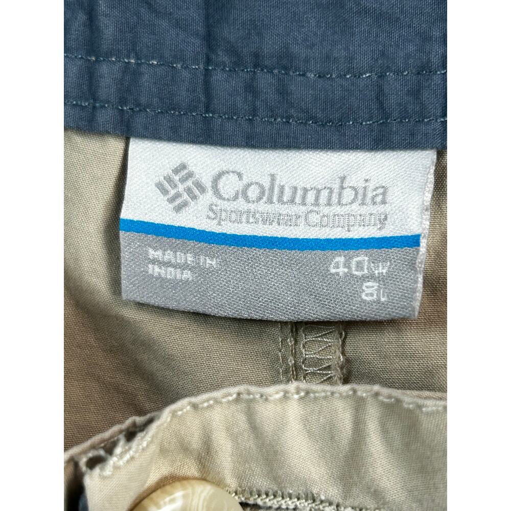 Columbia Men's Omni-Shade Khaki Outdoor Hiking Shorts Size 40W 6L - Picture 3 of 7